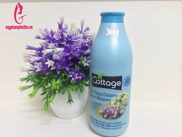 Sữa Tắm Dưỡng Trắng Da Cottage  Pháp 750ml