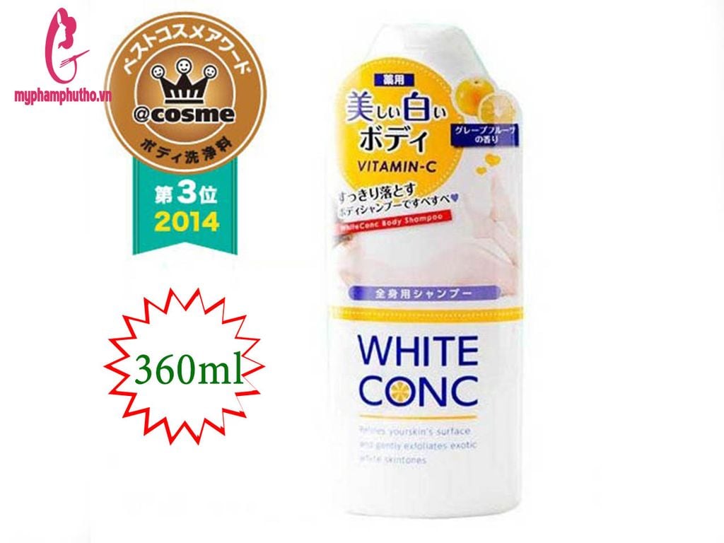 Sữa tắm trắng White Conc Body Vitamin C Nhật Bản