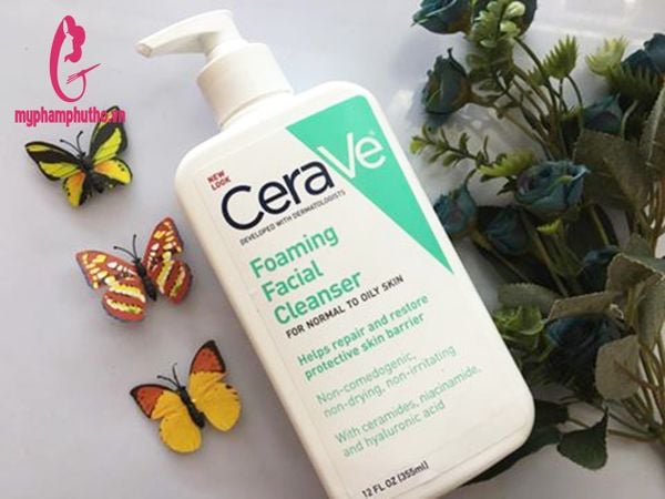Sữa rửa mặt Cerave Hydrating Cleanser For Normal To Dry Skin Da Thường và Da Dầu