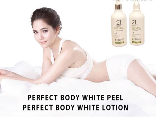 review Tẩy da chết 21day Perfect Body White Peeling