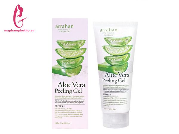 Tẩy Da Chết Nha Đam Arrahan Aloe Vera Peeling Gel 180ml