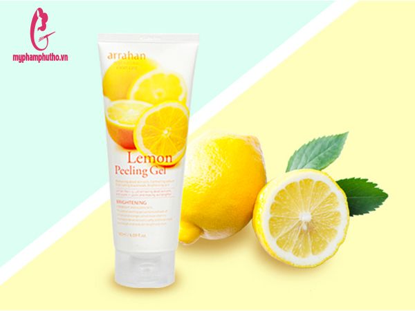 Tẩy tế bào chết Arrahan Lemon White Peeling Gel hương cam