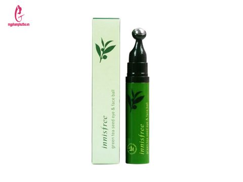 Thanh lăn dưỡng mắt Innisfree Green Tea Seed Eye and Face Ball
