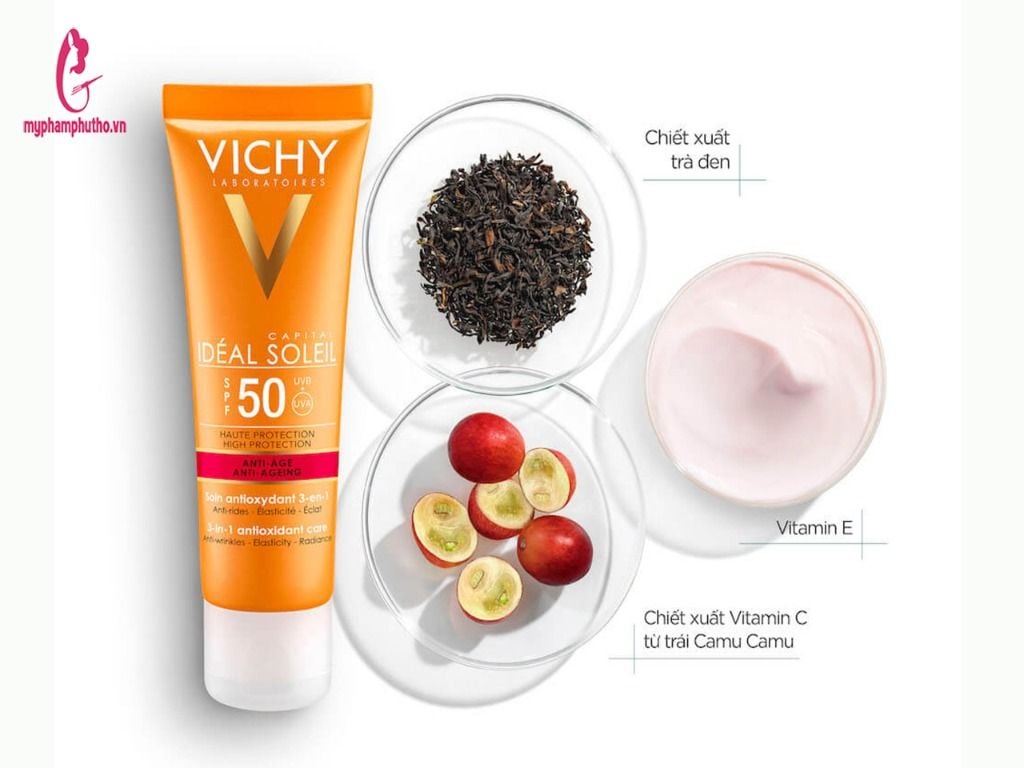 thành phần Kem Chống Nắng Vichy Ideal Soleil SPF50+