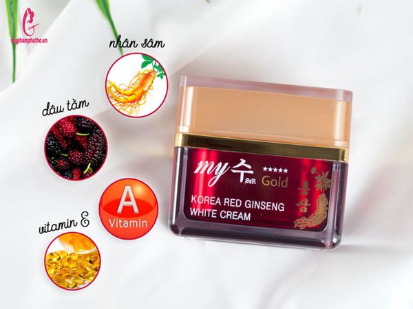 Kem sâm My Gold Korea Red Ginseng White Cream