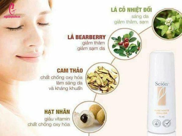 thành phần Lăn khử mùi ôi nách Scion Nuskin USA