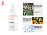 Thành phần Tinh Chất The Ordinary Lactic Acid 10% + HA