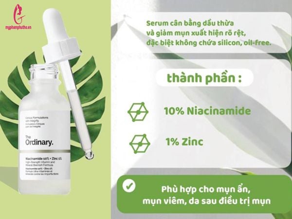 Tinh chất The Ordinary Niacinamide 10% + ZinC 1%