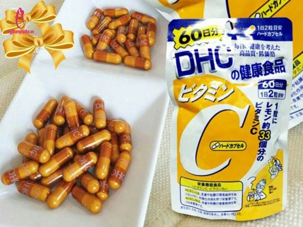 thành phần Viên Uống Trắng Da Vitamin C DHC Nhật Bản