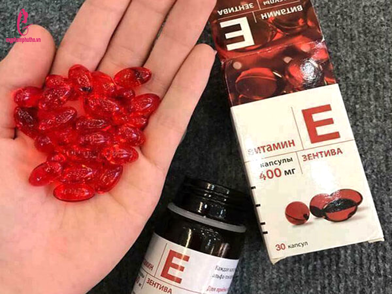 Viên uống Vitamin E đỏ Zentiva 400mg - 30 viên chính hãng Nga –  myphamphutho.vn