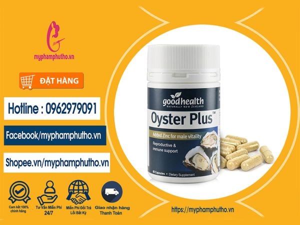 Tinh chất Hàu Goodhealth Oyster Plus 60 viên Mua ở Đâu