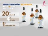 Tinh chất trị nám Trắng da Melas X Plus + PrettySkin Serum Vitamin C