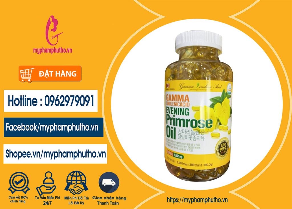 Tinh Dầu Anh Thảo Evening  Primrose Oil 300 viên Hàn Quốc mua ở đâu