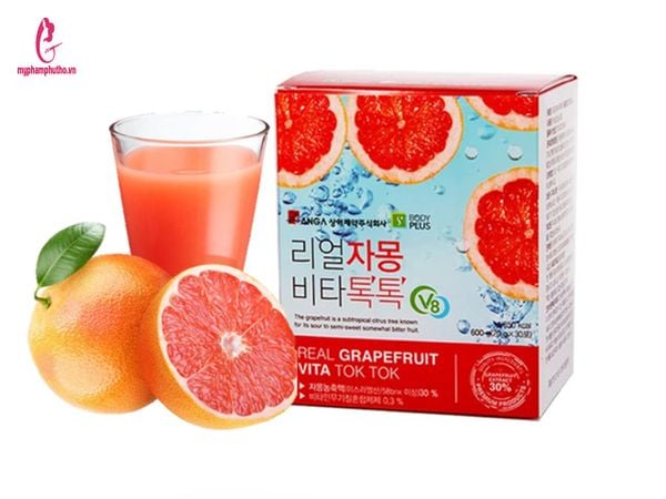 cách dùng Trà Bưởi giảm cân bổ sung Vitamin C Hàn Quốc