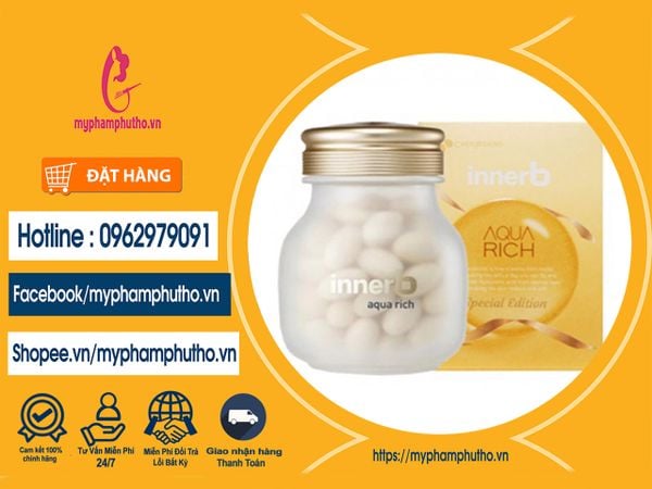 Viên uống cấp nước Innerb Aqua Rich 70 viên mua ở đâu