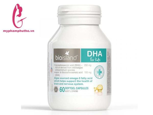 Viên uống DHA for kid Bioisland 60 viên