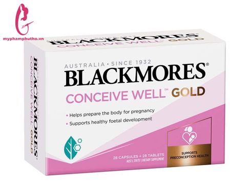 Viên uống tăng khả năng thụ thai Blackmores Conceive Well Gold 56 viên