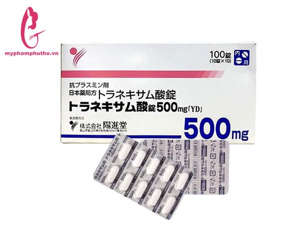 Viên uống trắng da trị nám Transamin 500mg Nhật Bản 100 viên