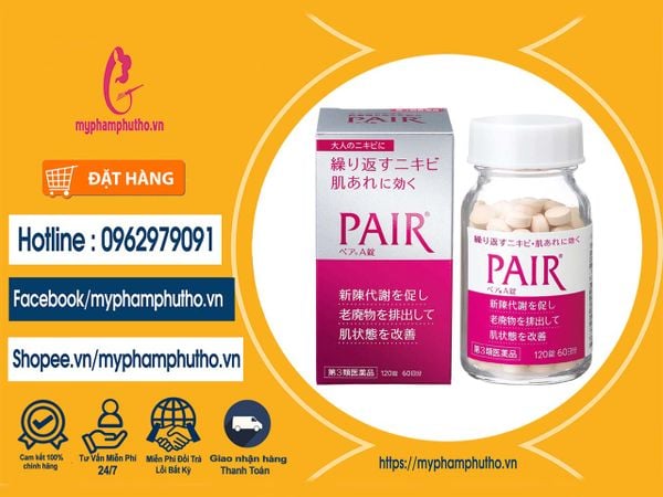 Viên Uống Trị mụn Pair Mua ở Đâu