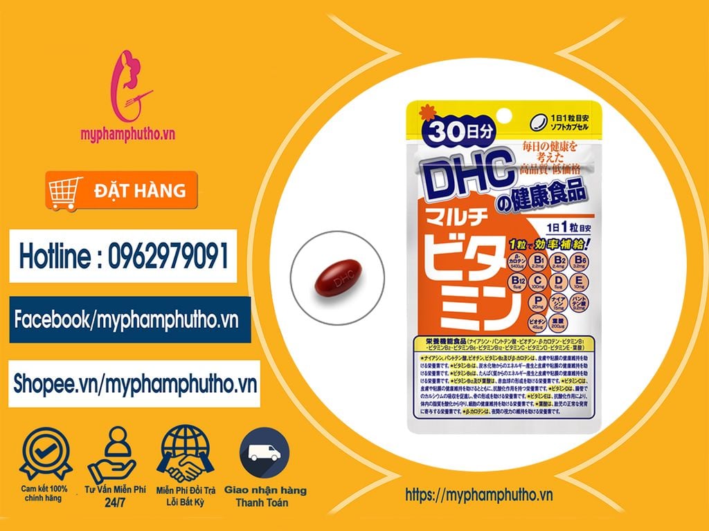 Viên Vitamin Tổng Hợp DHC Nhật Bản mua ở đâu