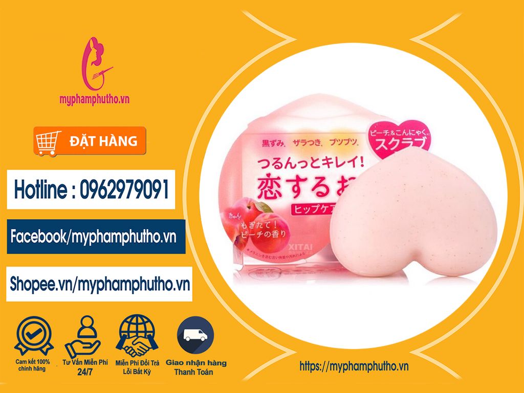 Xà bông trị thâm mông Pelican Hip Care Soap Nhật Bản