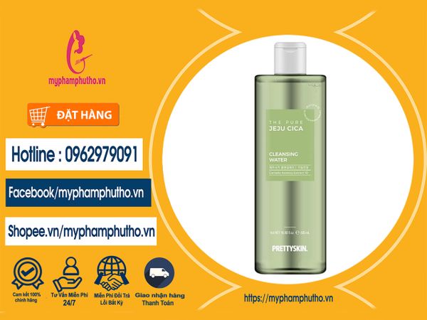 Nước Tẩy Trang PrettySkin  Rau Má The Pure Jeju Cica Cleansing Water Mua ở Đâu