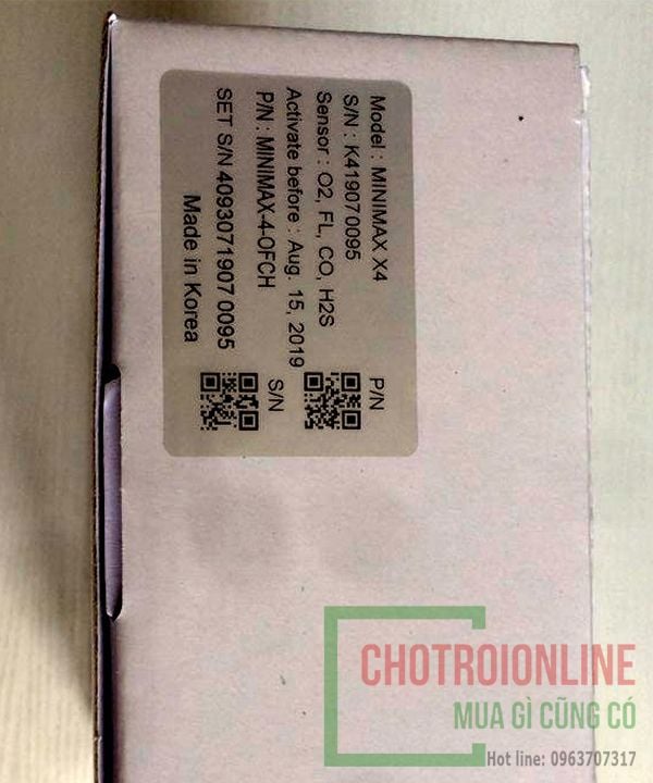 Honeywell MiniMax X4 O2 LEL CO H2S