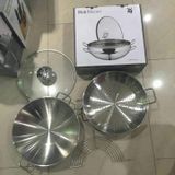 CHẢO XÀO VÀ HẤP WMF WOK MACAO 36CM