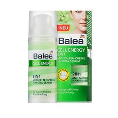 Serum chống lão hóa từ tế bào gốc CELL ENERGY - 2IN1 Anti-Falten-Creme + Hydra-Serum Balea