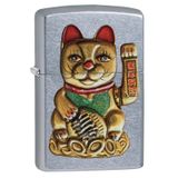 Bật lửa Zippo Made in US - Mèo Thần Tài