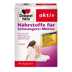 TPCN bổ sung cho bà bầu Nahrstoffe für schwangere + Mütter Doppel Herz Aktiv 30v