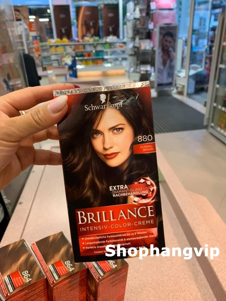 Thuốc nhuộm tóc Schwarzkopf Brillance 880 màu sậm - Đức – Shophangvip.com -  Hàng xách tay Đức