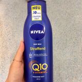 Sữa dưỡng thể Nivea Body Lotion Q10, Vitamin C cho da khô và da nhạy cảm