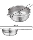 RỔ INOX BASICFROM CÓ TAY CẦM 16,5 CM