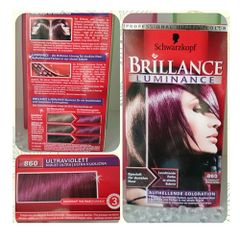 Thuốc nhuộm tóc Schwarzkopf - Brilliance Luminance màu Ultraviolet 860
