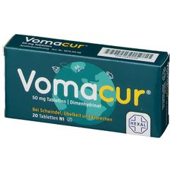 THUỐC CHỐNG SAY TẦU XE VOMACUR 50MG - HEXAL