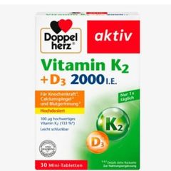 Viên uống Vitamin K2 + D3 30 viên, 12,8 g