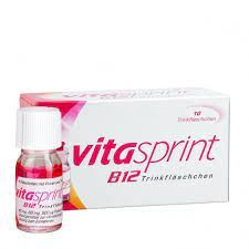 VITAMIN VITASPRINT B12 Trinkfaschchen PHỤC HỒI NĂNG LƯỢNG SỨC KHỎE DẠNG NƯỚC