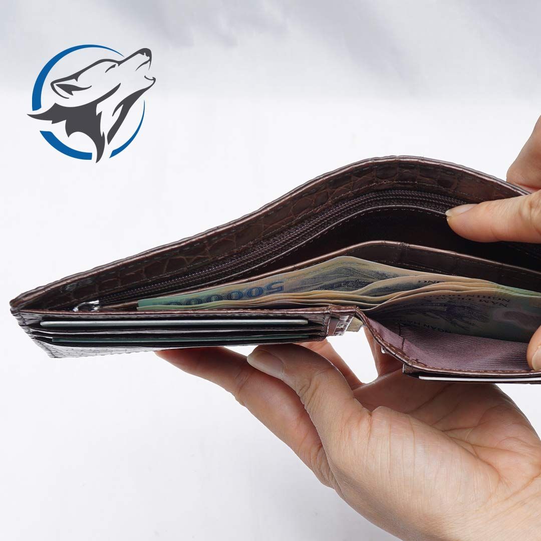 Ví Da Cá Sấu Nam VCS-034