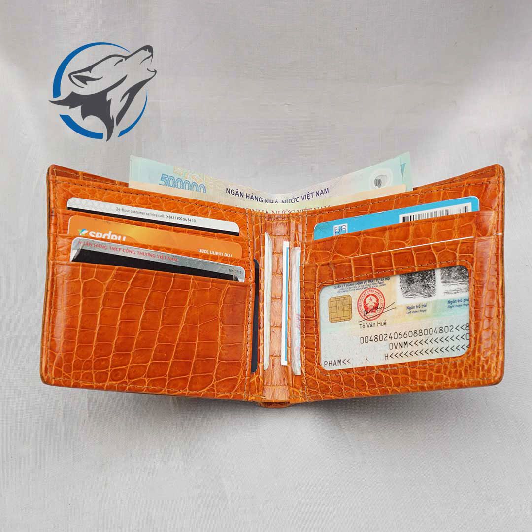 Bóp Da Cá Sấu 2 Mặt VCS-049