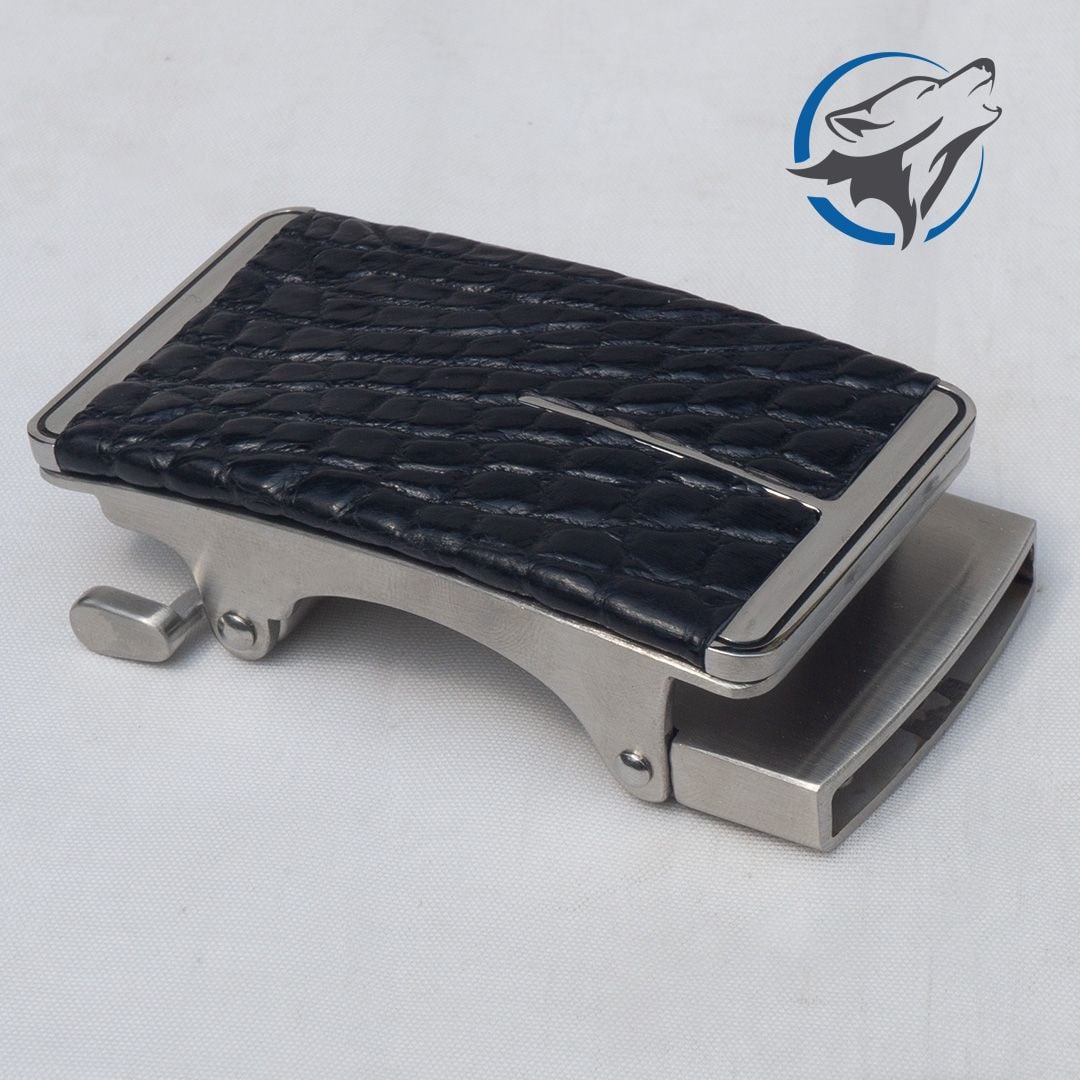 Đầu Khóa Thắt Lưng Tự Động Da Cá Sấu MTL-153
