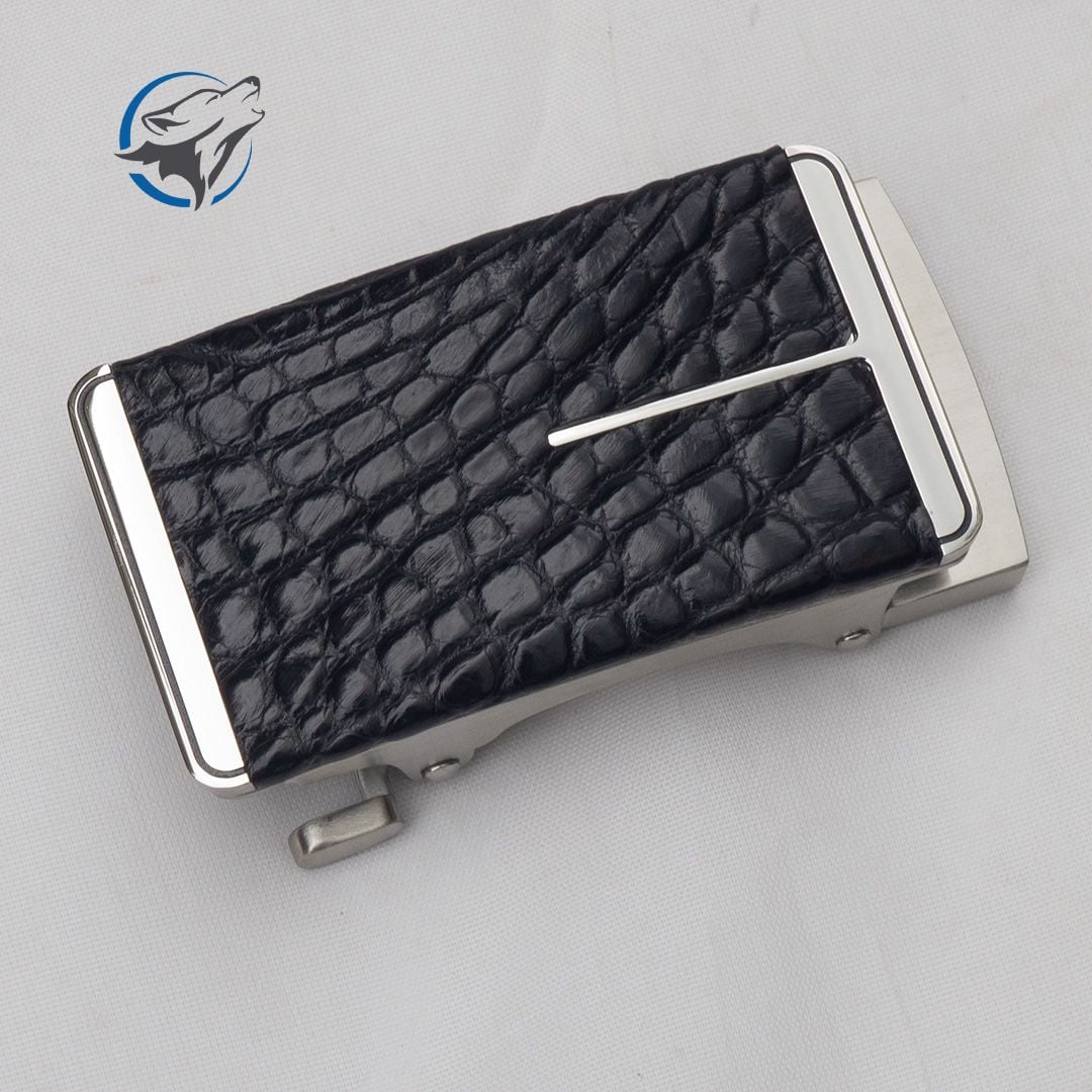 Đầu Khóa Thắt Lưng Tự Động Da Cá Sấu MTL-153