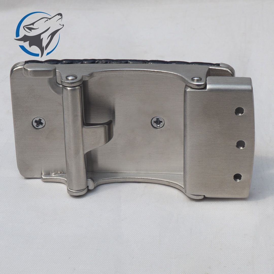 Đầu Khóa Thắt Lưng Tự Động Da Cá Sấu MTL-153