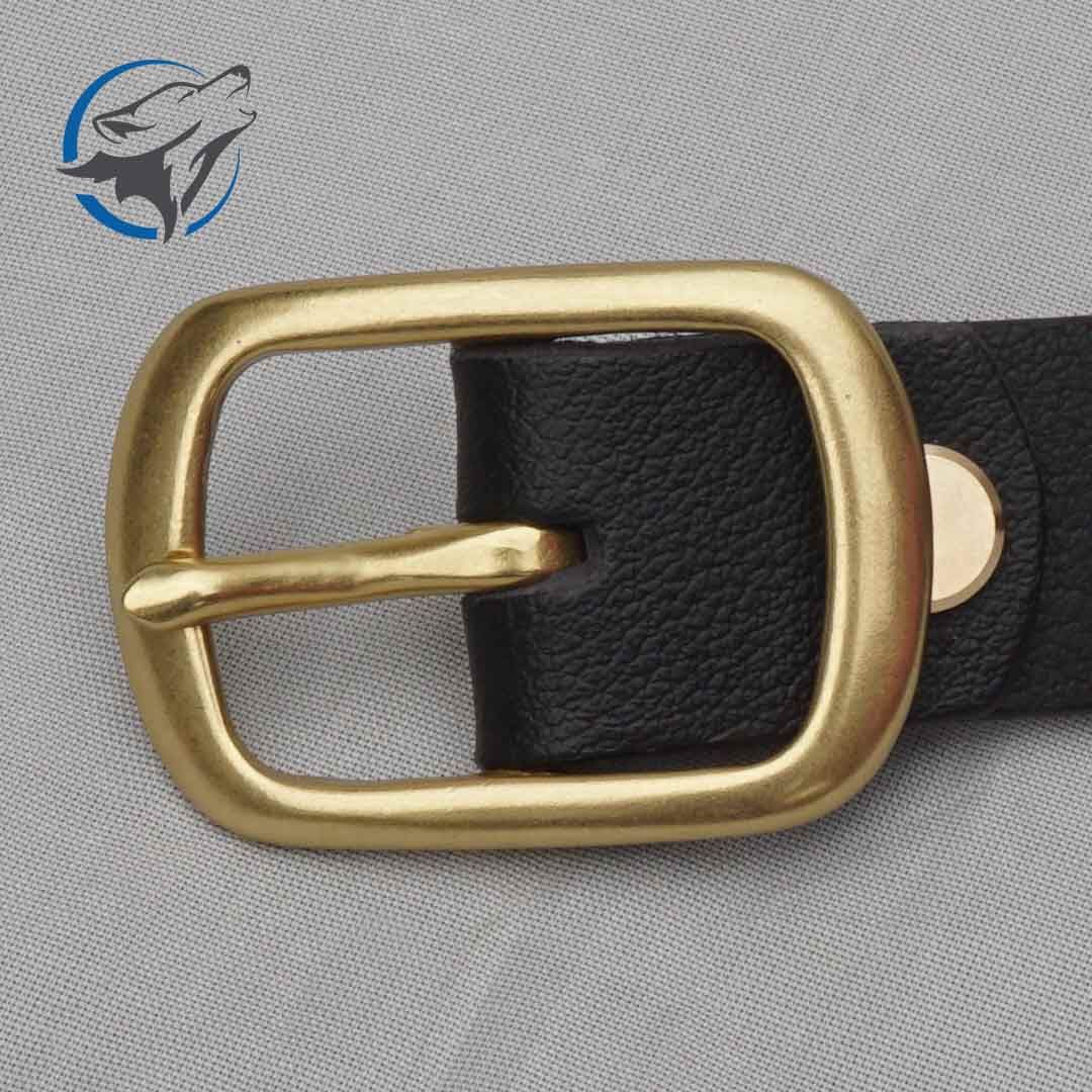 Mặt Thắt Lưng Đồng Nguyên Khối Khóa Kim MTL-099