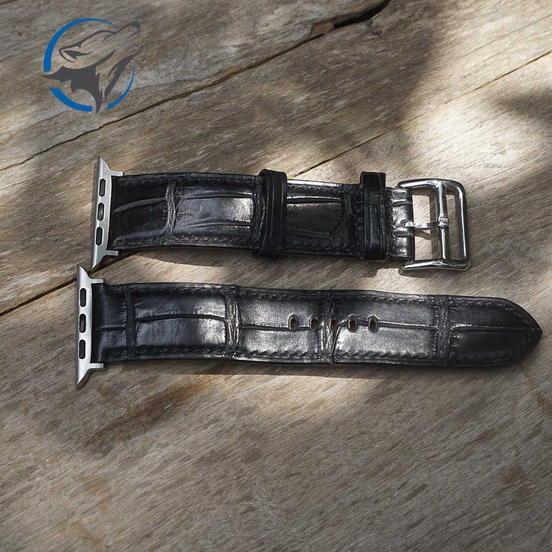 Dây Da Apple Watch Cá Sấu Size 22