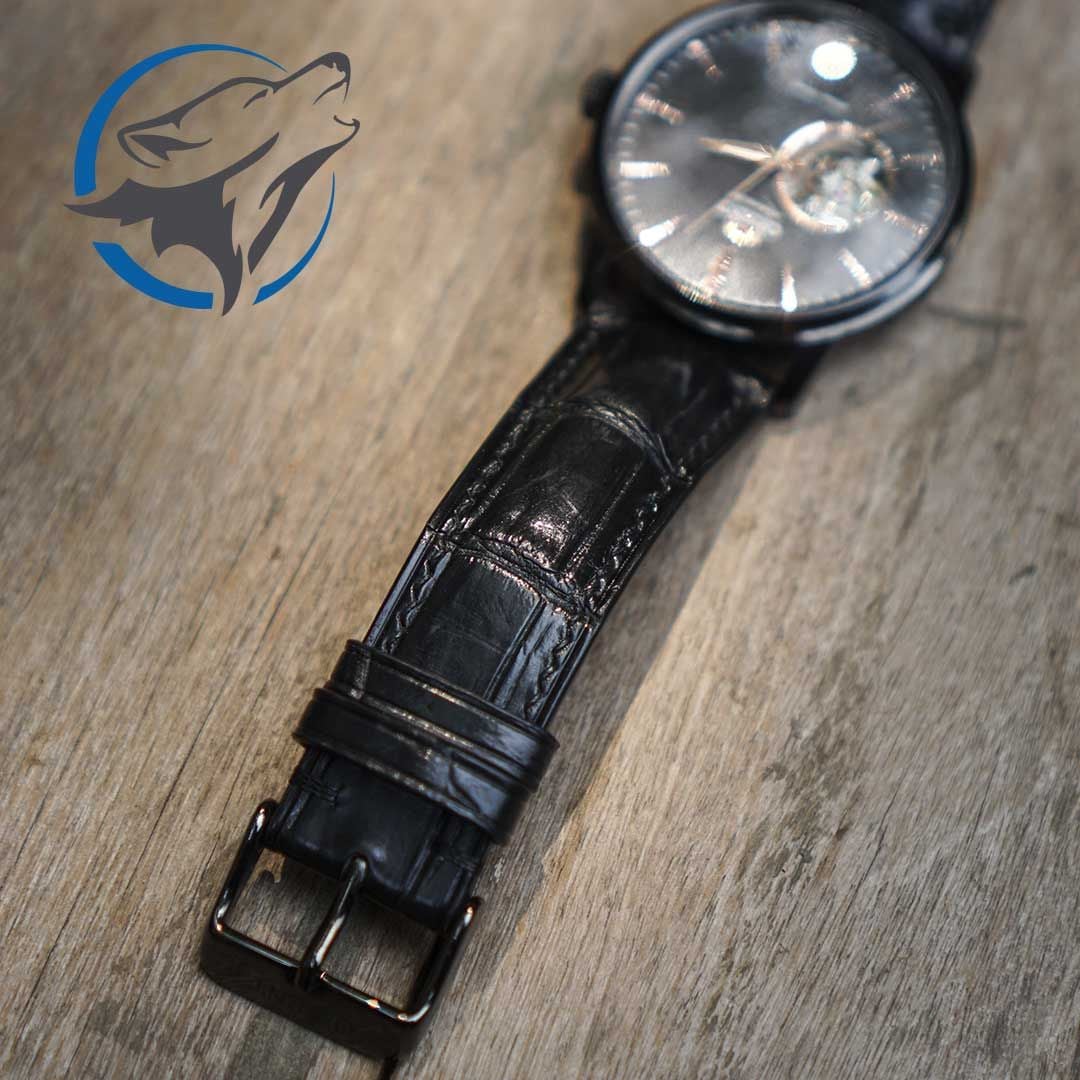 Dây Đồng Hồ Da Cá Sấu DDH-CS001