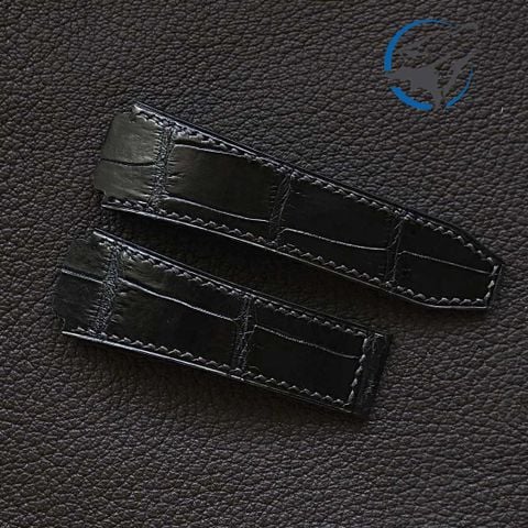 Dây Đồng Hồ Da Cá Sấu Handmade DDH-CS005