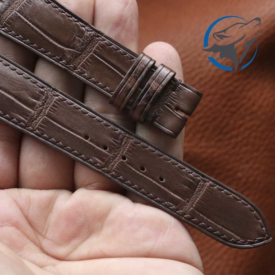 Dây Đồng Hồ Da Cá Sấu DDH-CS002
