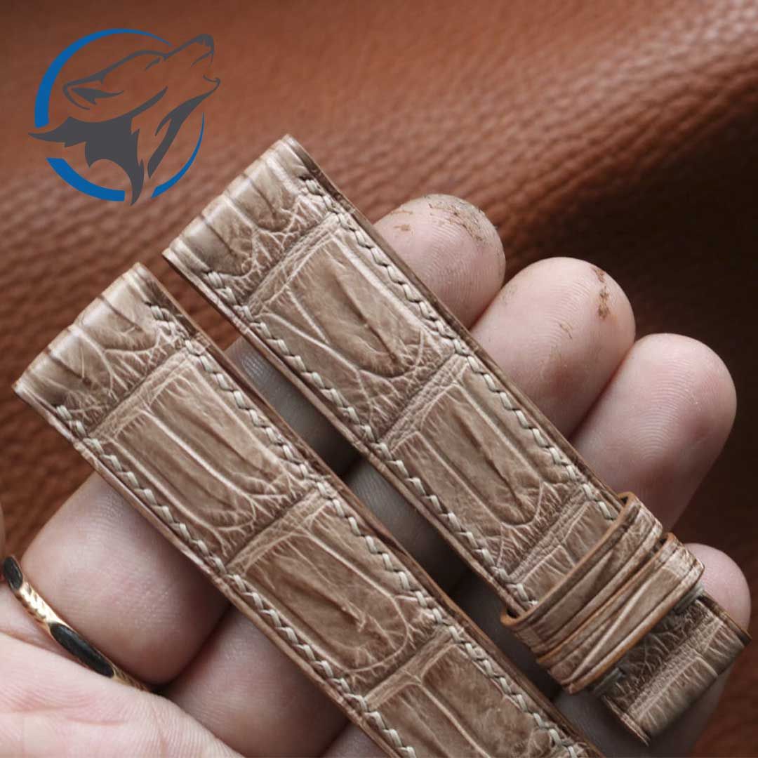 Dây Đồng Hồ Da Cá Sấu DDH-CS003