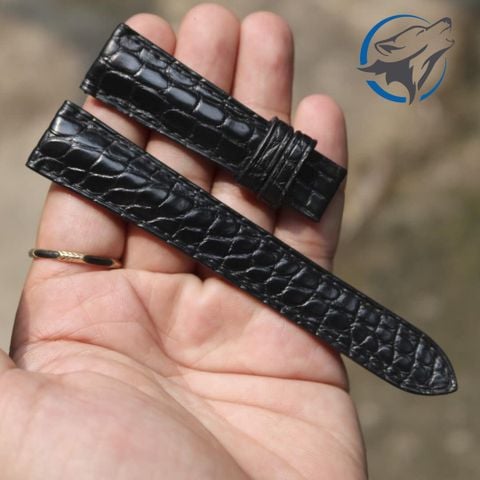 Dây Đồng Hồ Da Cá Sấu DDH-CS015